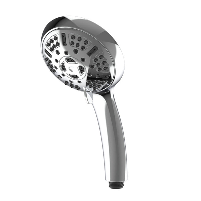 Modern Bathroom Shower Head 9-Jet Round Wall Mounted Shower Head