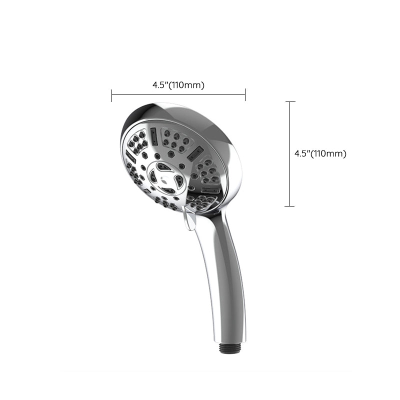 Modern Bathroom Shower Head 9-Jet Round Wall Mounted Shower Head