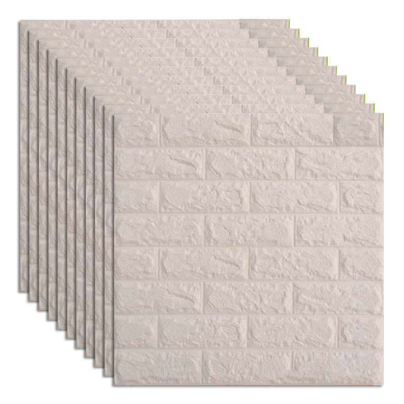 Industrial Wall Plank 3D Print Bedroom Living Room Wall Panels Set of 10