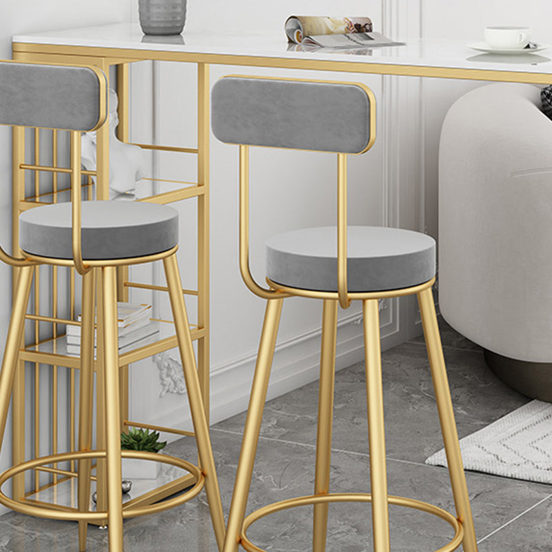 Stone Bar Table Specialty Contemporary Style Pub Table for Cafe and Breakroom