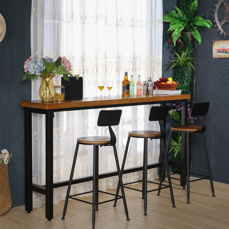 Industrial Bar Stool and Table Set 1/4/5 Pieces Pub Dining Set