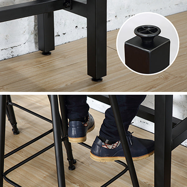 Industrial Bar Stool and Table Set 1/4/5 Pieces Pub Dining Set
