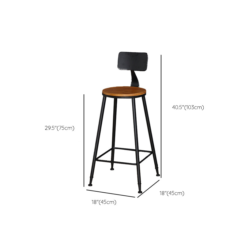 Industrial Bar Stool and Table Set 1/4/5 Pieces Pub Dining Set