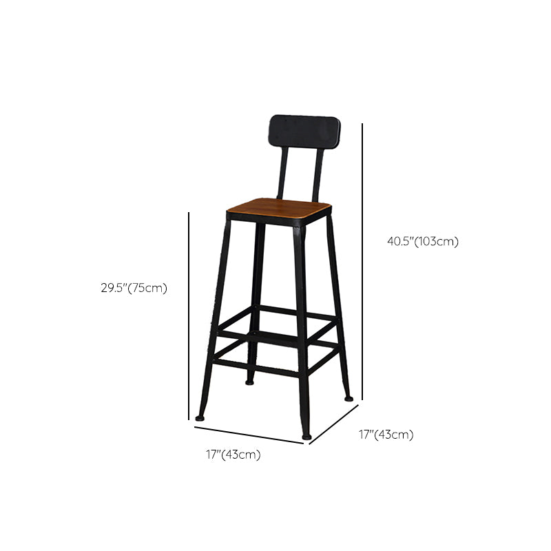 Industrial Bar Stool and Table Set 1/4/5 Pieces Pub Dining Set