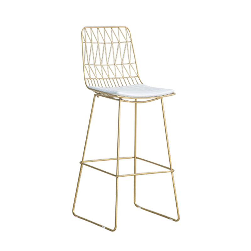 Glam Style Bar Table Set 1/7 Pieces Solid Wood Counter Table with Upholstered Stools