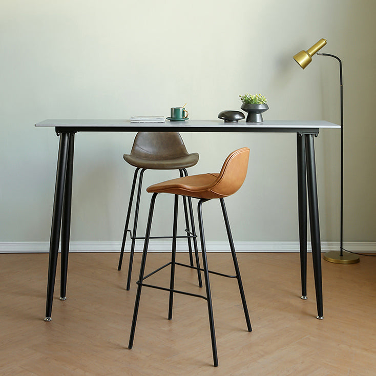 1/2/3/5 Pieces Pub Dining Set Rectangular Table and Stool Set