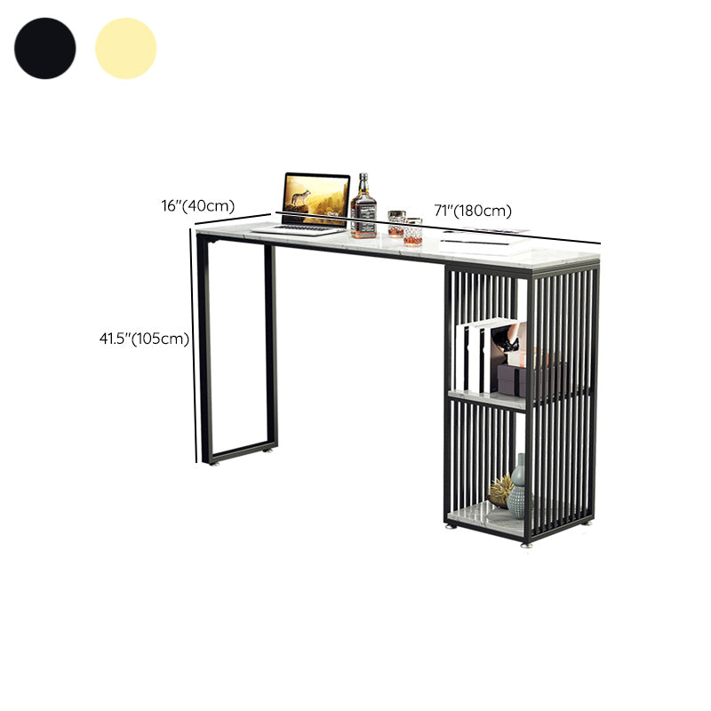 Modern Faux Marble Pub Set 1/3/4 Pieces Rectangle Bar Height Bar Set