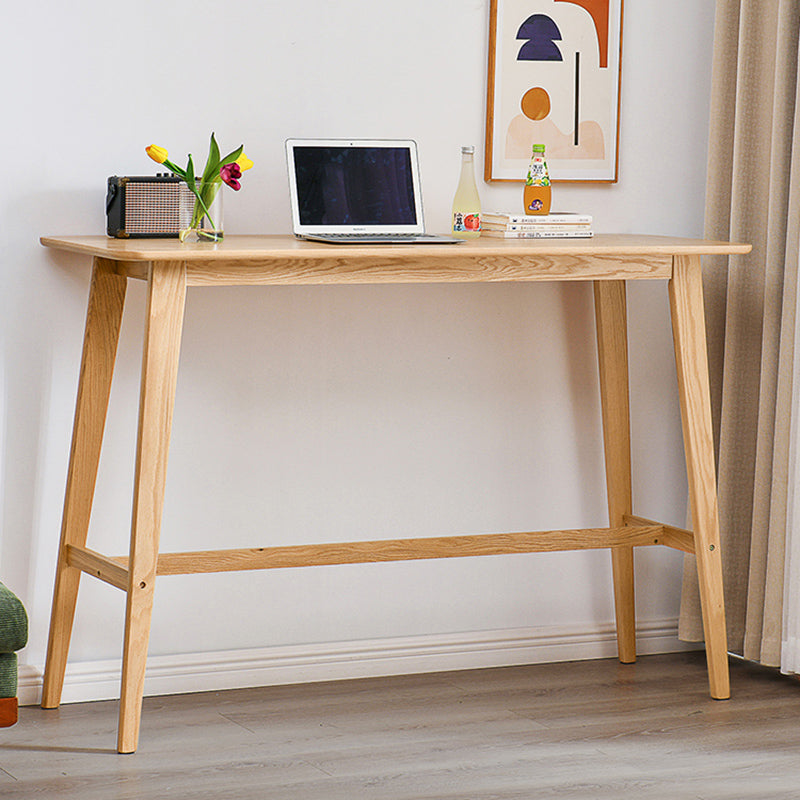 Natural Colour Bar Table Set 1/2/3 Pieces Industrial Rectangle Solid Wood Bar Set