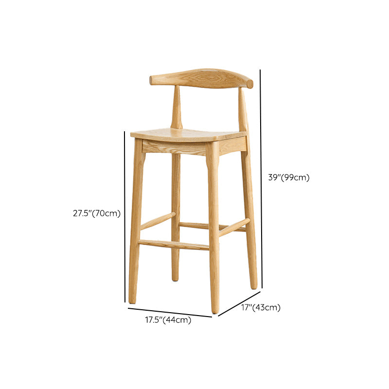 Natural Colour Bar Table Set 1/2/3 Pieces Industrial Rectangle Solid Wood Bar Set