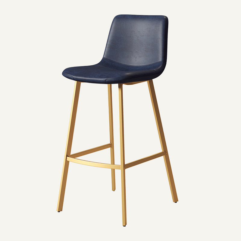 Glam Rectangle Bistro Set 1/3/4 Pieces Marble Pub Table with Solid Back Stools