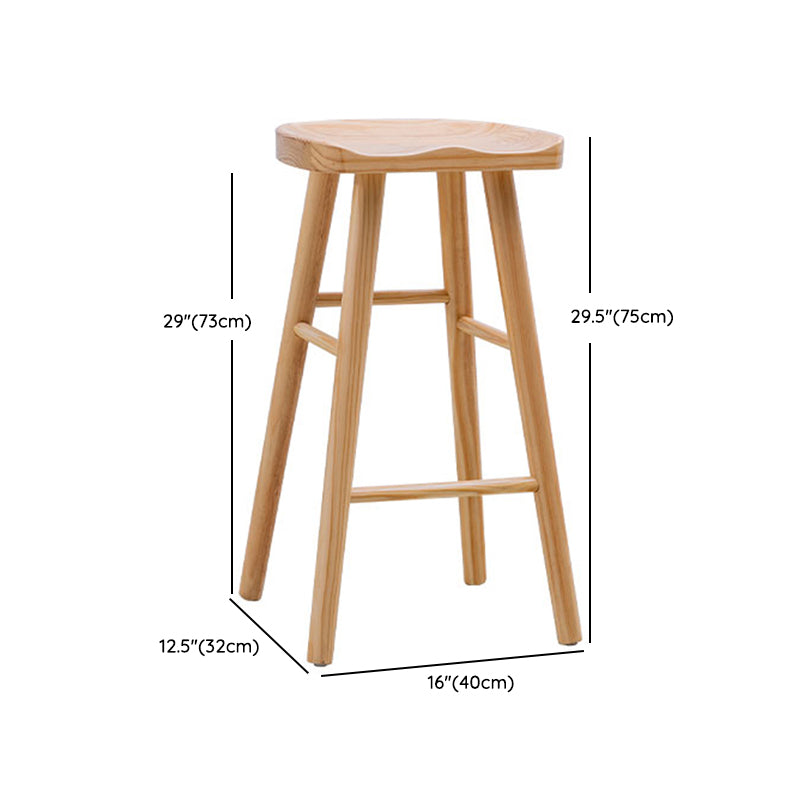 Contemporary Bar Set 1/3 Pieces Solid Wood Rectangle Pub Dining Set for Dining Room