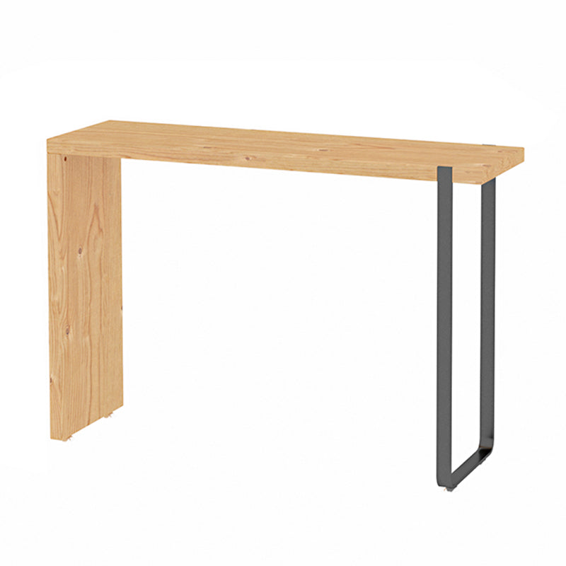 Contemporary Style Bar Set 1/3 Pieces Solid Wood Rectangle Pub Dining Set for Indoor