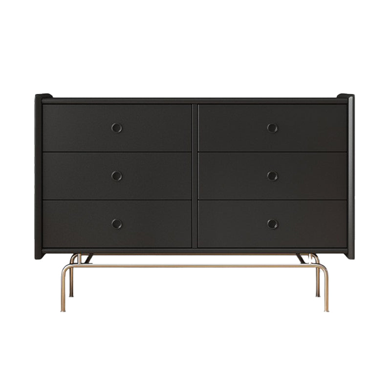 Ultra-Modern Double Dresser Solid Pine Storage Chest Dresser for Bedroom