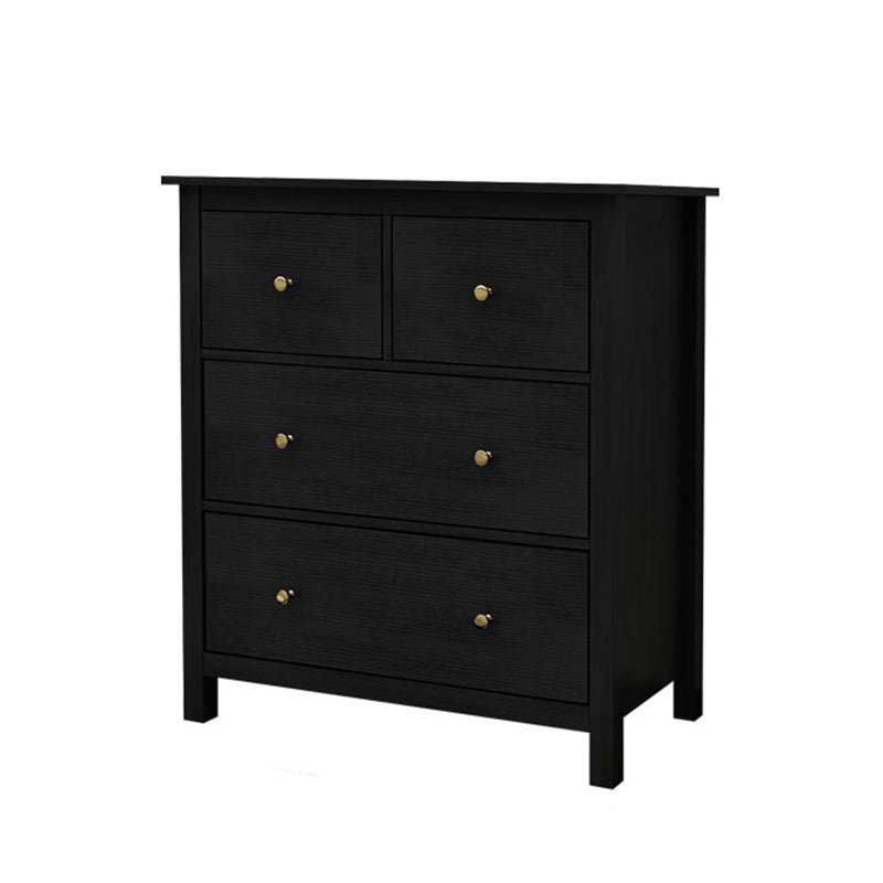 Wooden Storage Chest Dresser Classic Glam Chest with Drawers