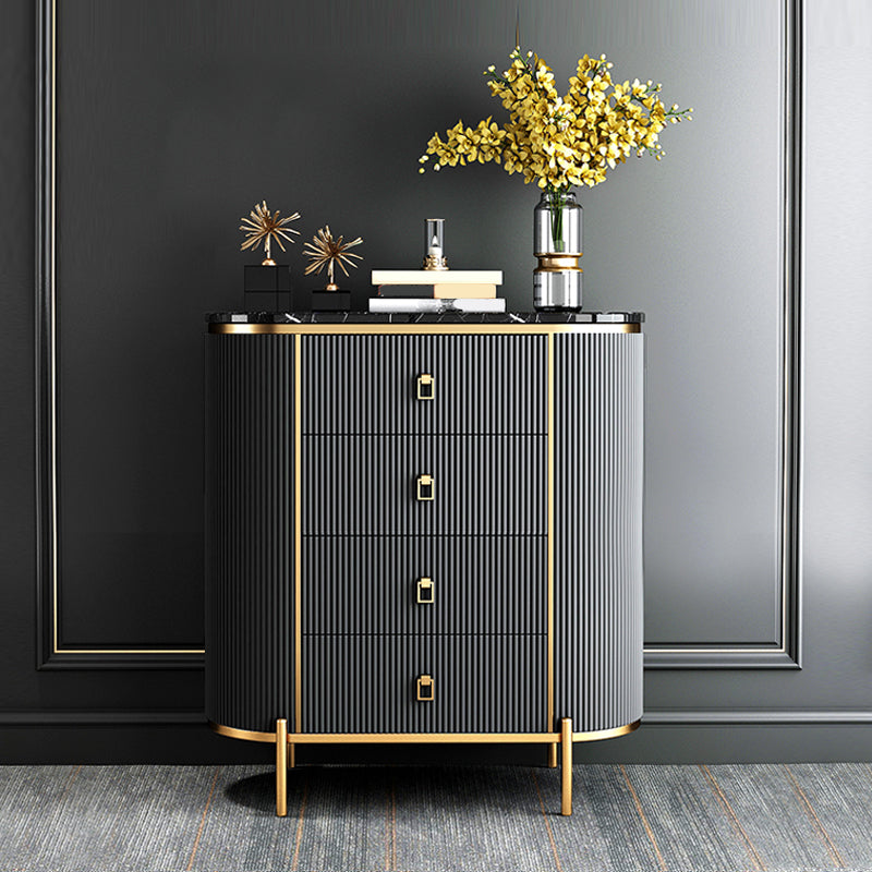 Classic Glam Storage Chest Stone Storage Chest Dresser with 3/4/5 Drawers
