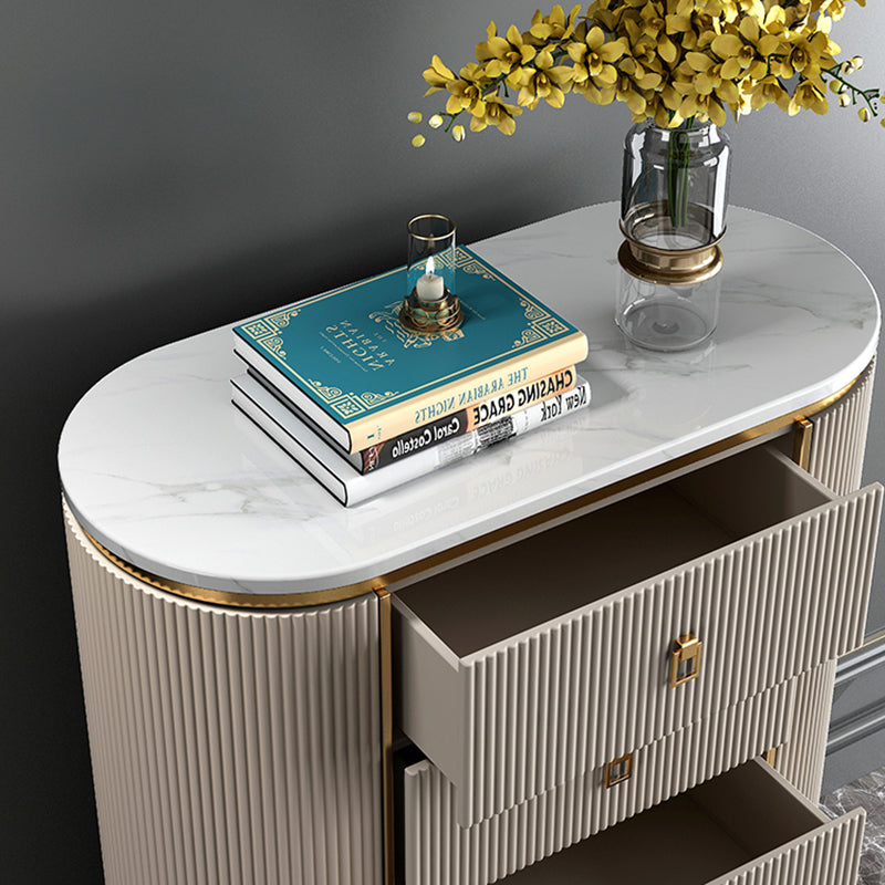 Classic Glam Storage Chest Stone Storage Chest Dresser with 3/4/5 Drawers