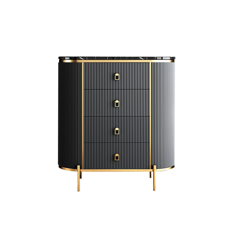 Classic Glam Storage Chest Stone Storage Chest Dresser with 3/4/5 Drawers