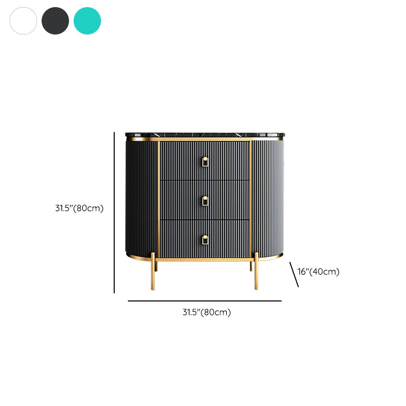 Classic Glam Storage Chest Stone Storage Chest Dresser with 3/4/5 Drawers