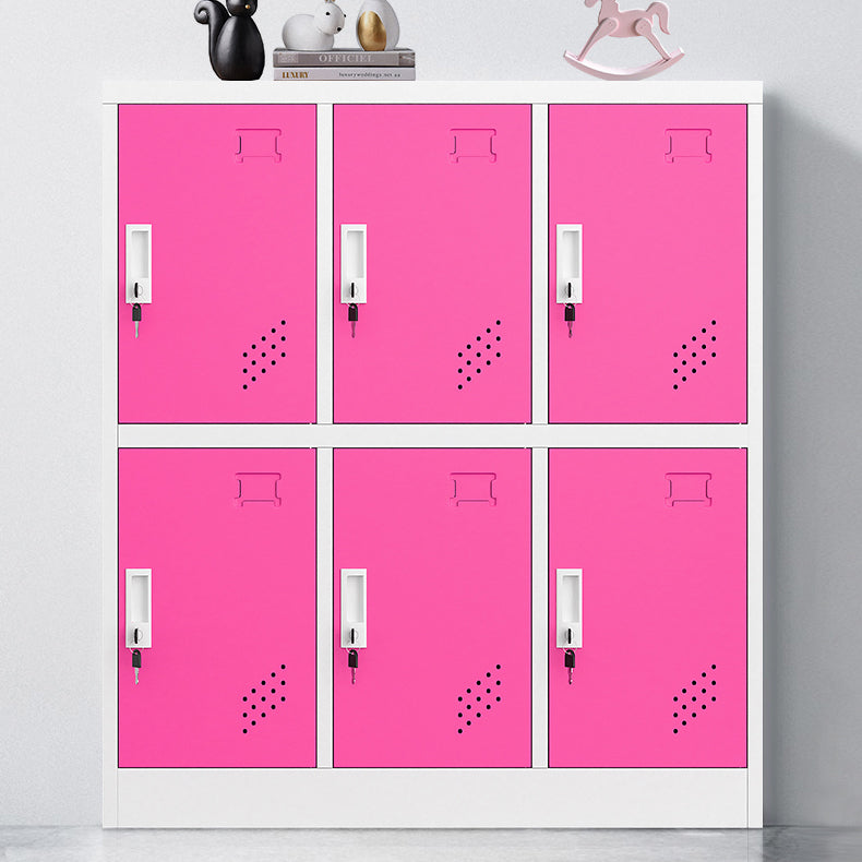 35.4"L x 16.5"W x 39.4"H Modern Wardrobe Armoire Steel Storage Cabinet