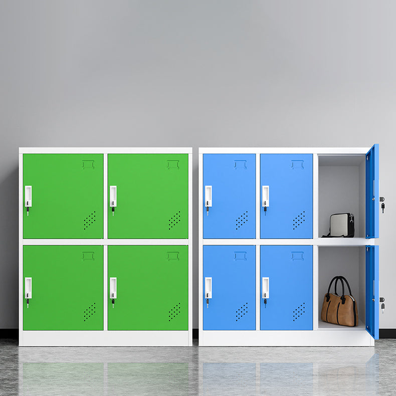 35.4"L x 16.5"W x 39.4"H Modern Wardrobe Armoire Steel Storage Cabinet