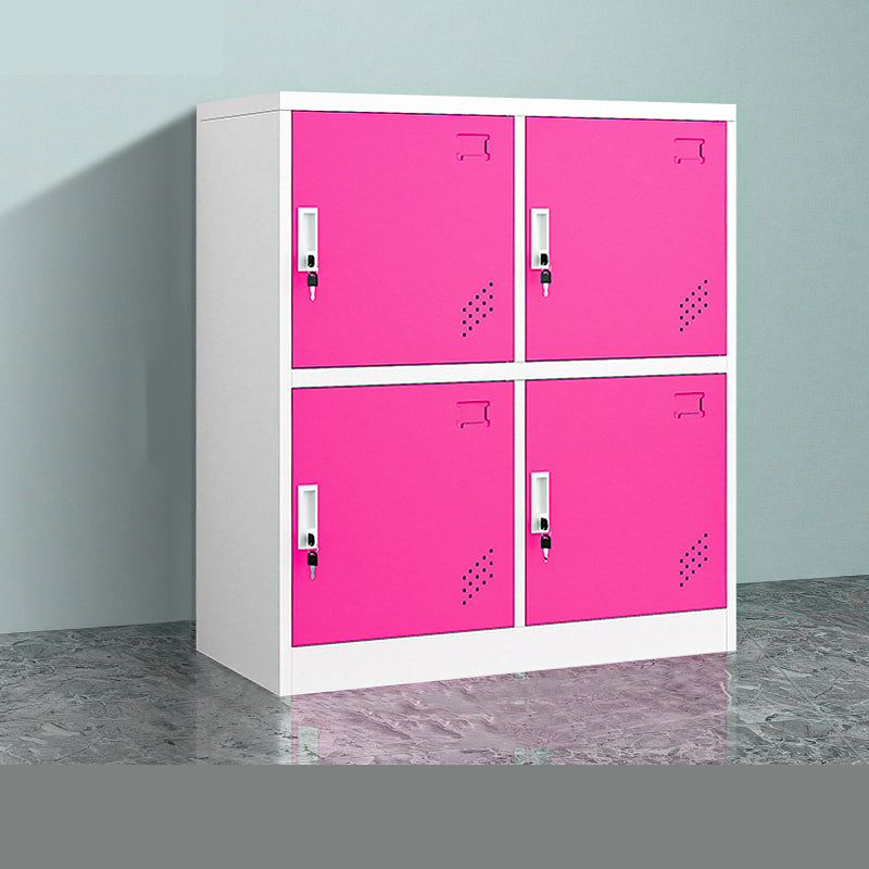 35.4"L x 16.5"W x 39.4"H Modern Wardrobe Armoire Steel Storage Cabinet