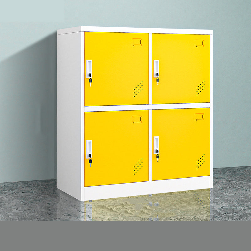 35.4"L x 16.5"W x 39.4"H Modern Wardrobe Armoire Steel Storage Cabinet