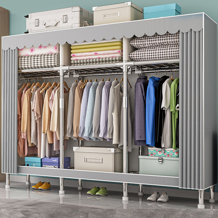 Contemporary Indoor Cabinet Matte Finish Wardrobe for Bedroom