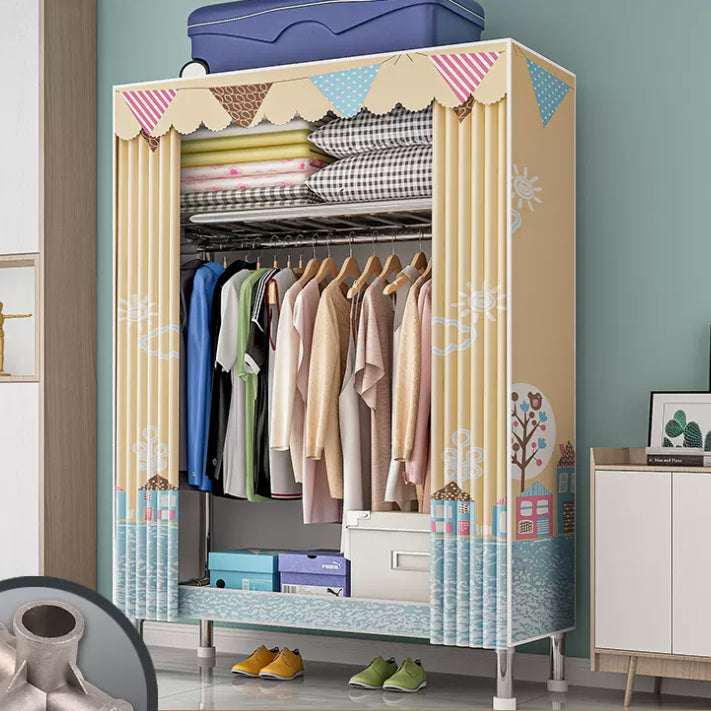 Contemporary Indoor Cabinet Matte Finish Wardrobe for Bedroom