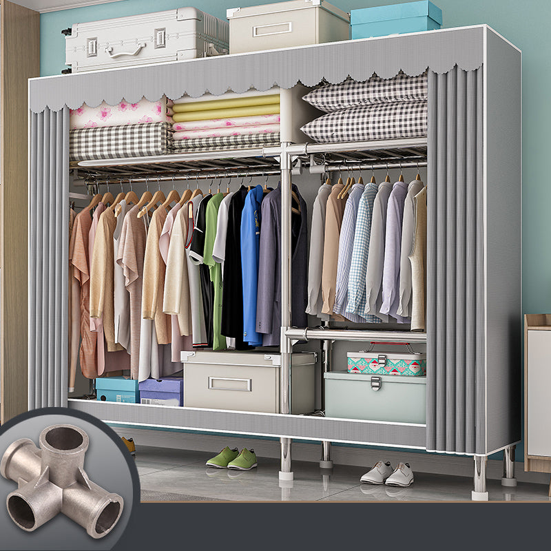 Contemporary Indoor Cabinet Matte Finish Wardrobe for Bedroom