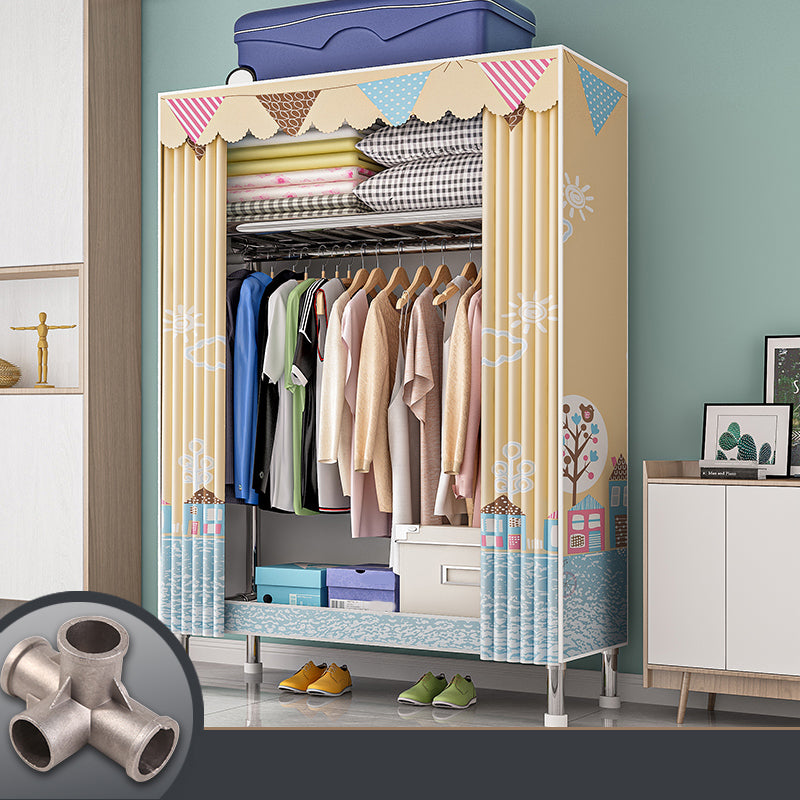 Contemporary Indoor Cabinet Matte Finish Wardrobe for Bedroom