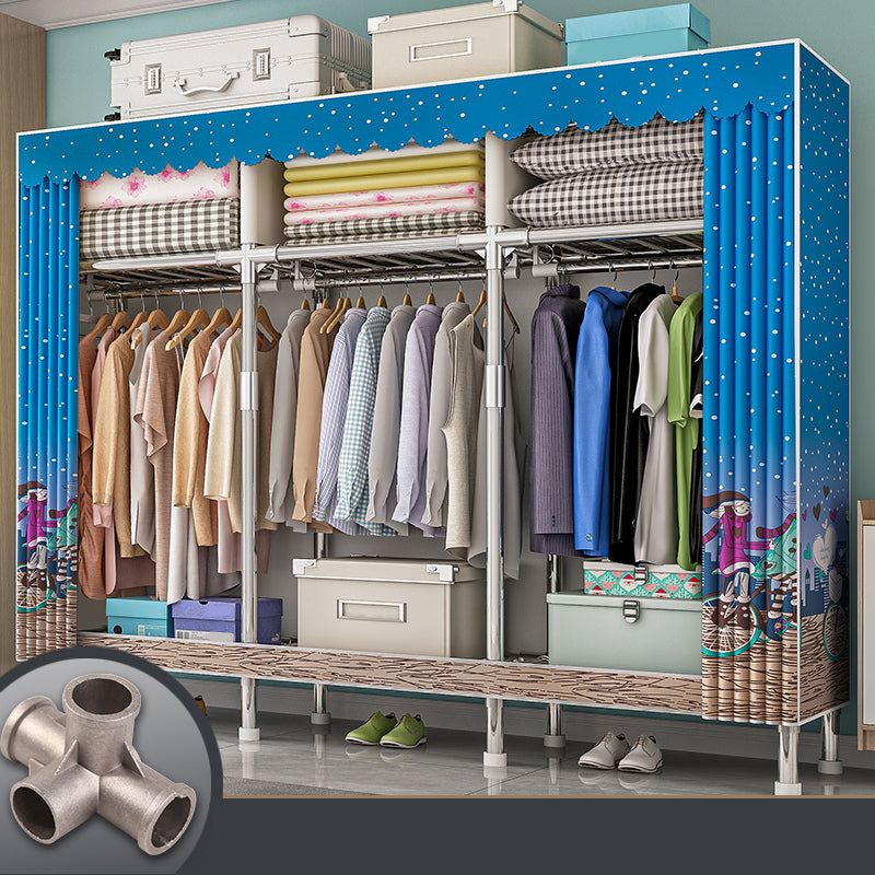 Contemporary Indoor Cabinet Matte Finish Wardrobe for Bedroom