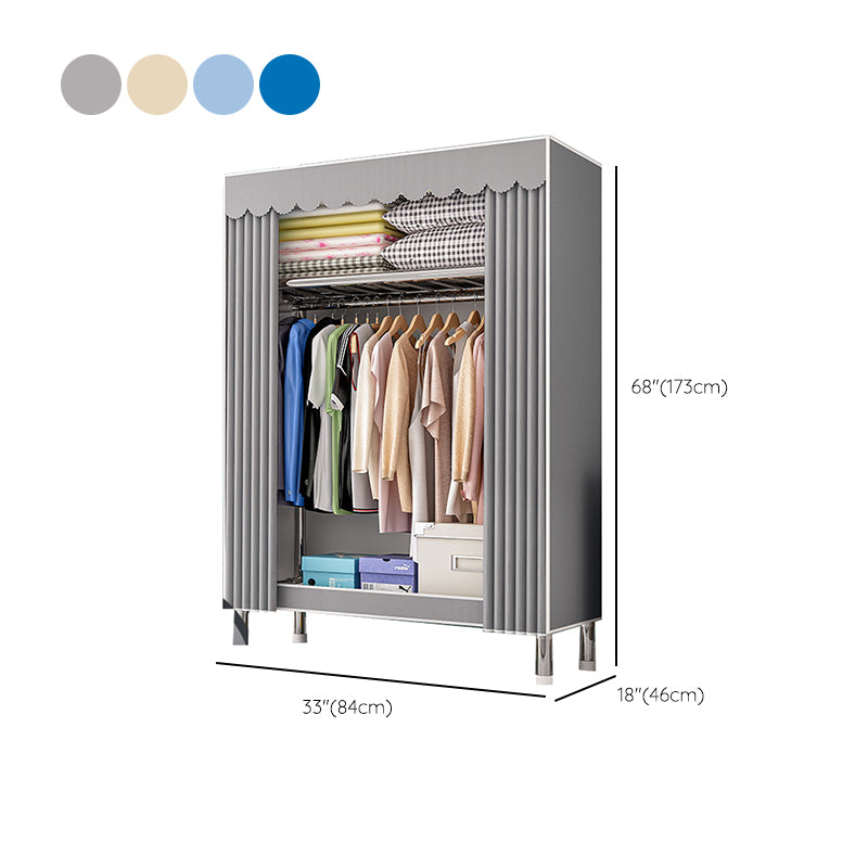 Contemporary Indoor Cabinet Matte Finish Wardrobe for Bedroom