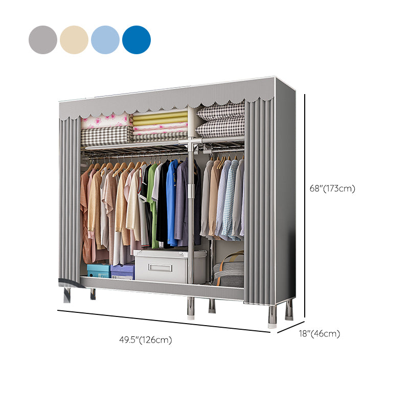 Contemporary Indoor Cabinet Matte Finish Wardrobe for Bedroom