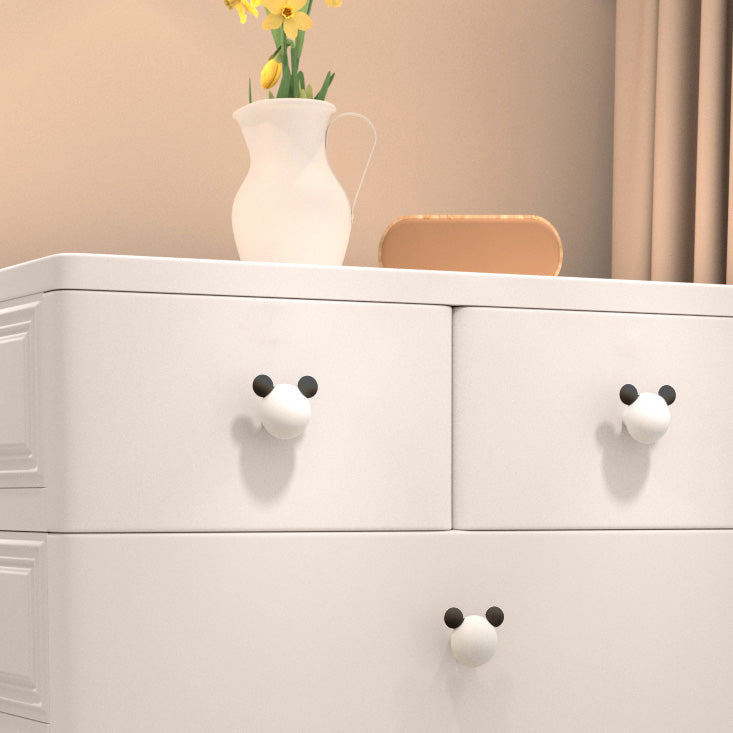 Plastic Matte Finish Non-Hanging Armoire Modern Storage Cabinet with Drawers