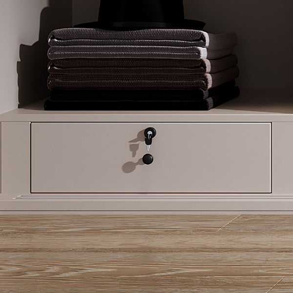 Contemporary Style Wardrobe Wooden Bedroom Wardrobe Closet with Shelves