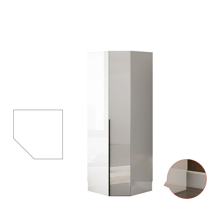 White Colour Wooden Wardrobe Soft Close Drawer Wardrobe Closet for Bedroom