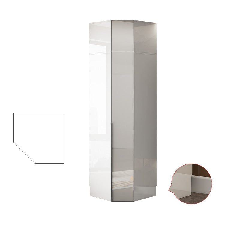 White Colour Wooden Wardrobe Soft Close Drawer Wardrobe Closet for Bedroom