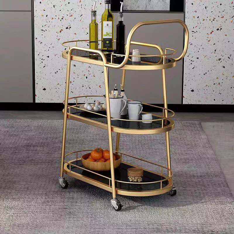 Home Dining Modern Style Prep Table Open Storage Stone Prep Table