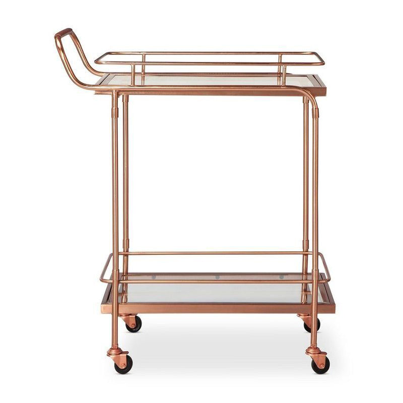 Home Dining Prep Table Modern Rectangular Prep Table with Casters