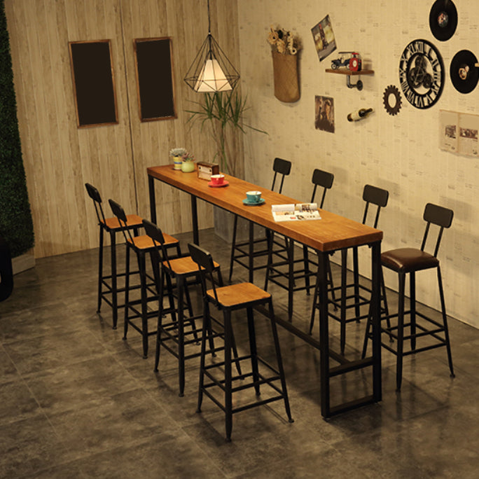 1/4/5/9 Pieces Bar Pub Table Set Industrial Bar Stool and Table Set