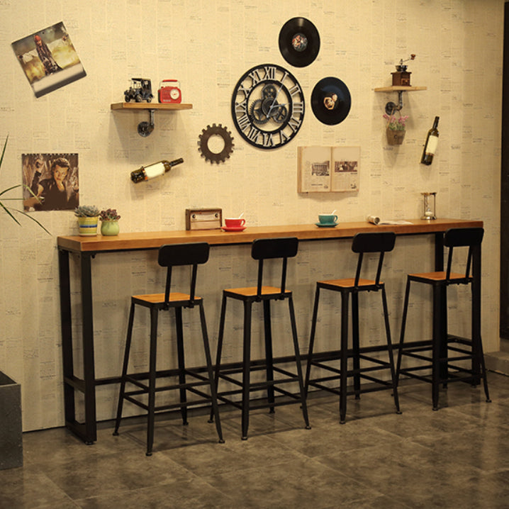 1/4/5/9 Pieces Bar Pub Table Set Industrial Bar Stool and Table Set