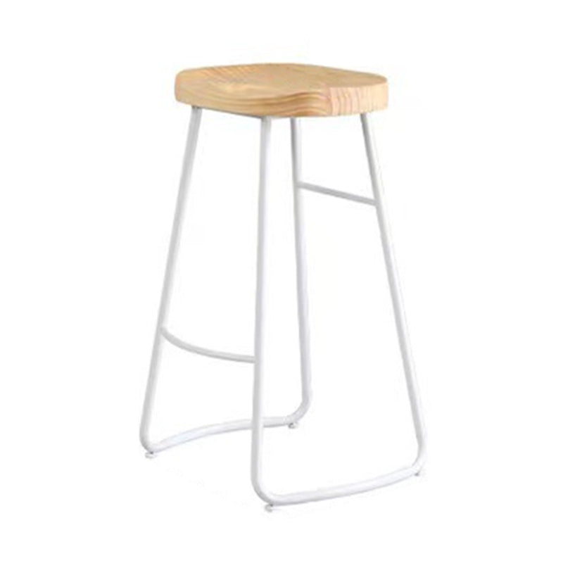 Modern Bar Table Set 1/5/6 Pieces Wood Rectangle Bar Table with Backless Stools