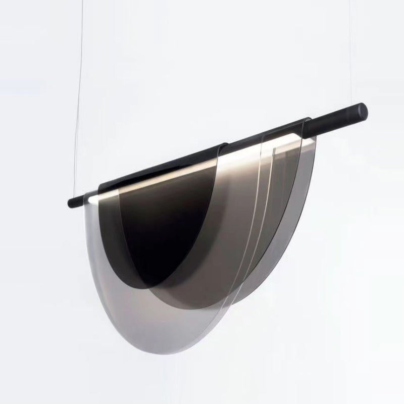 Macaron Style Island Light 1-Light Island Hanging Light with Acrylic Shade for Dining Room