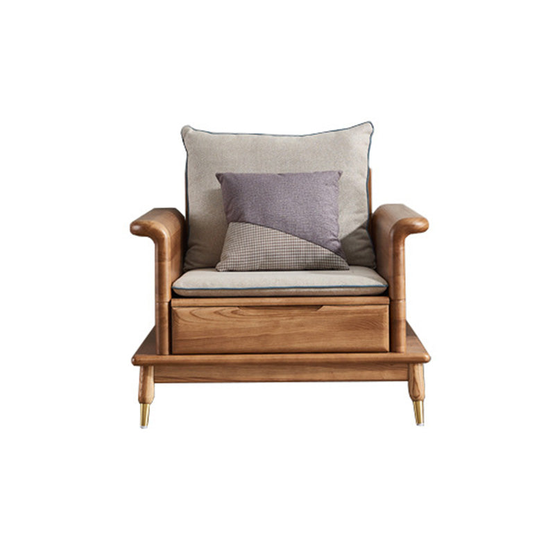 Country/Farmhouse sofa Fabric  Living Room Rolled Arm Seating