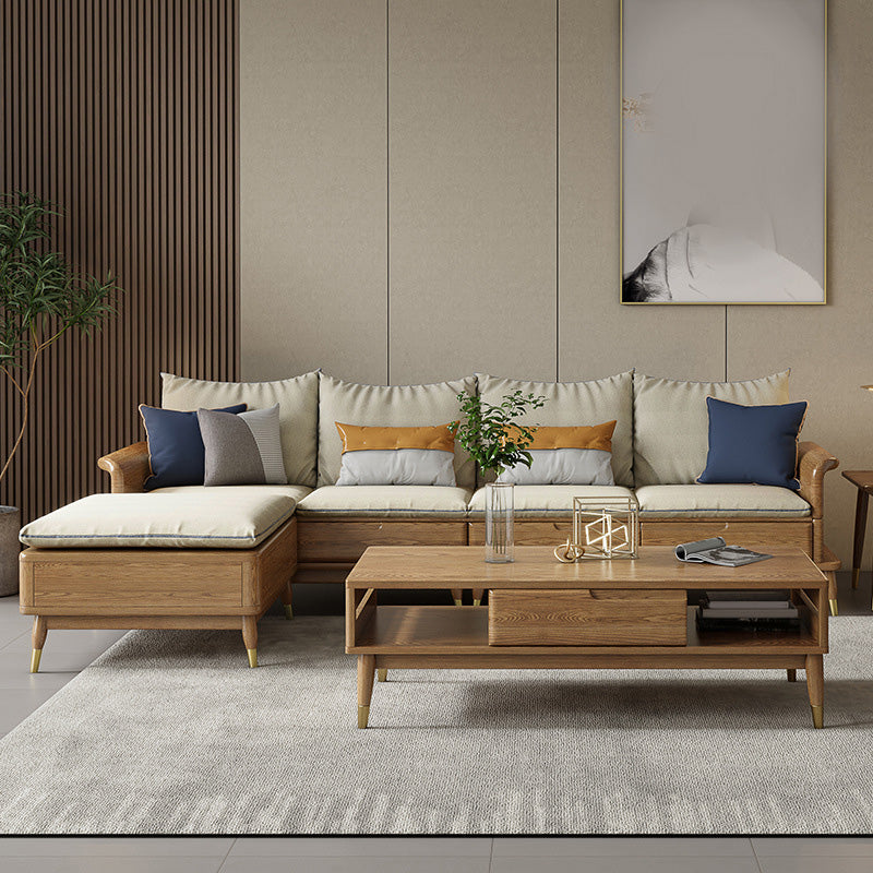 Country/Farmhouse sofa Fabric  Living Room Rolled Arm Seating