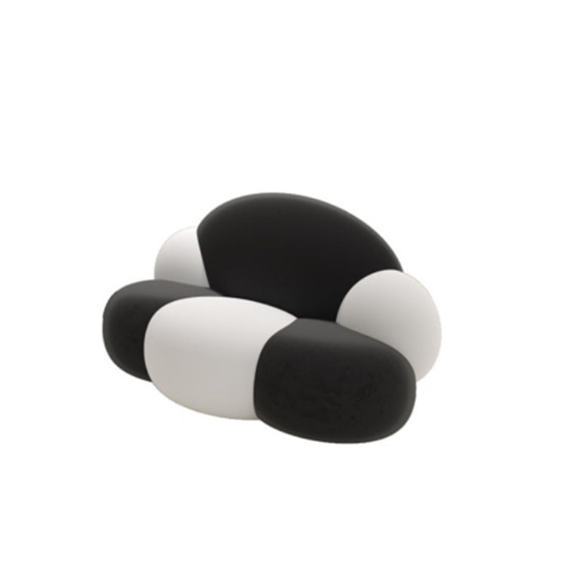 Armless Cushions Seating Standard Sofa in white for Bonus Room