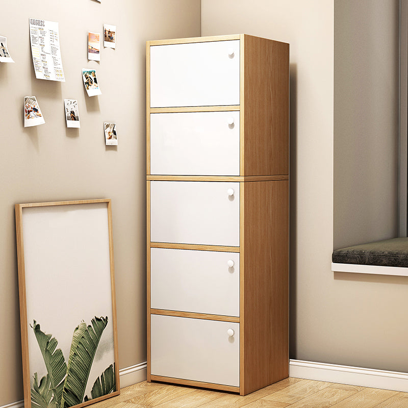 Modern Knobs Handle Storage Cabinet Solid Wood Standard Cabinet