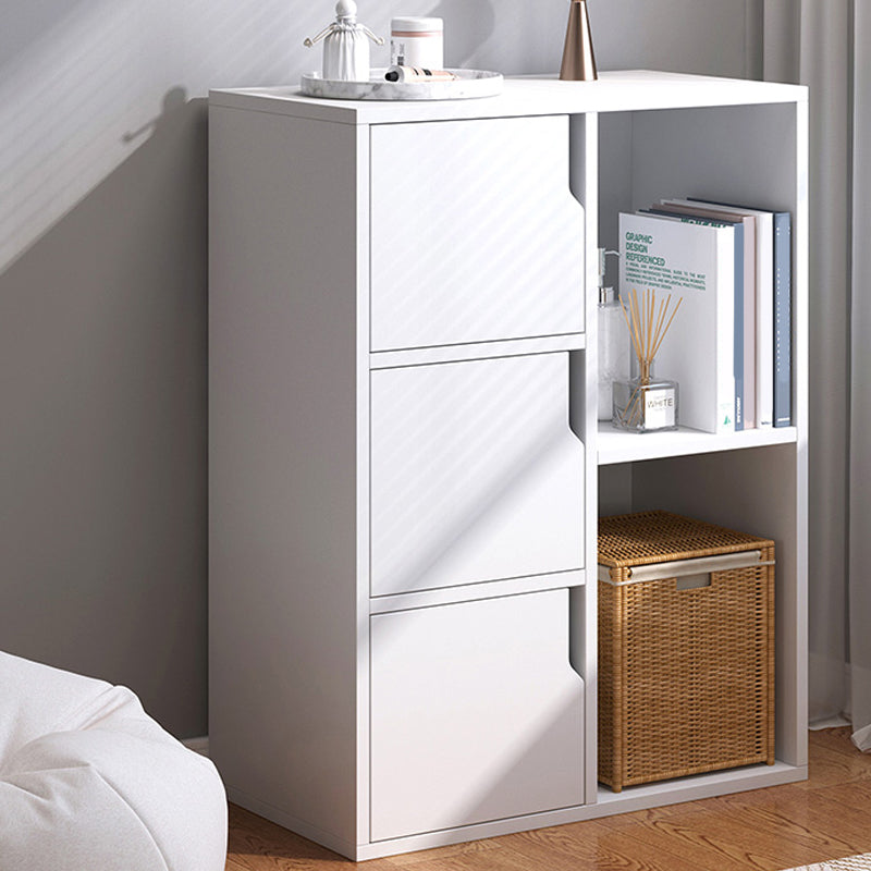 Modern Knobs Handle Storage Cabinet Solid Wood Standard Cabinet