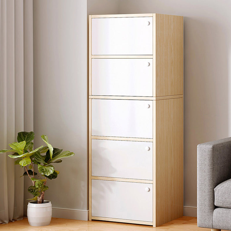 Modern Knobs Handle Storage Cabinet Solid Wood Standard Cabinet