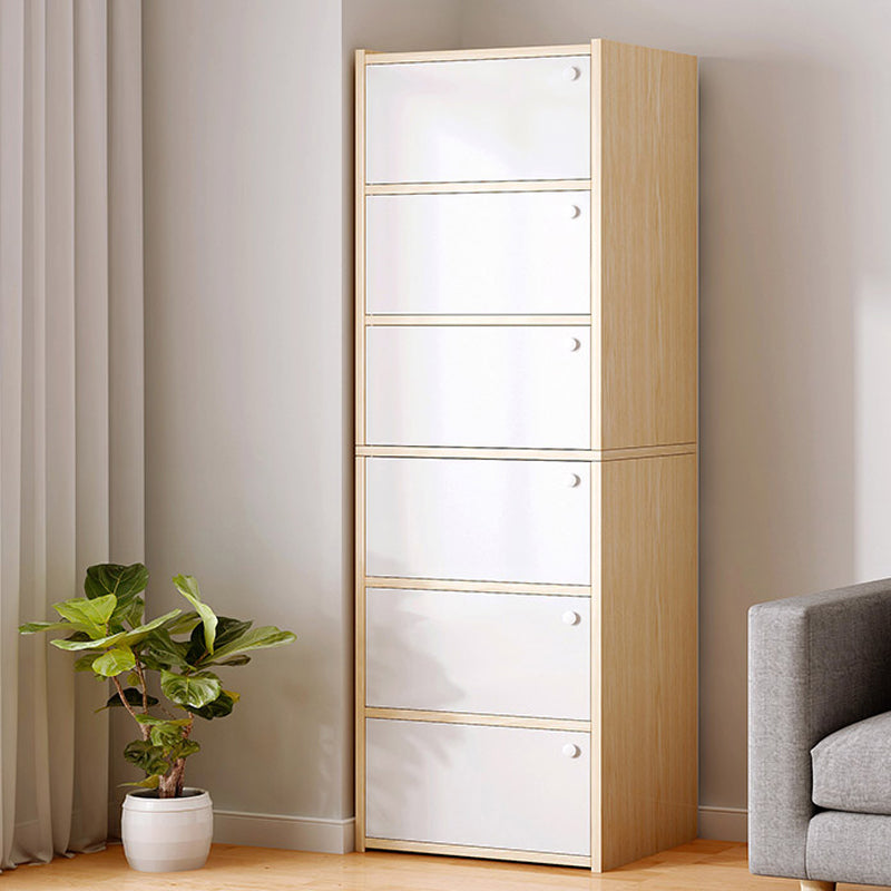 Modern Knobs Handle Storage Cabinet Solid Wood Standard Cabinet